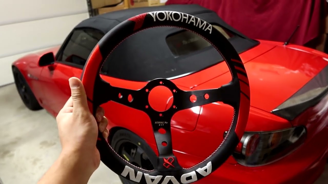 Limited Edition Vertex x Yokohama Advan steering wheel! 1 of 200