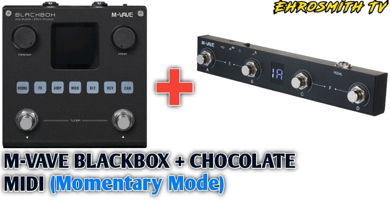 M-Vave BlackBox + Chocolate MIDI (MOMENTARY MODE) | How to connect