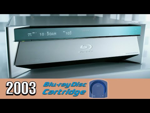 2003 Sony BDZ-S77 Blu-Ray Cartridge Dealer Demo (HQ 4K Upscale
