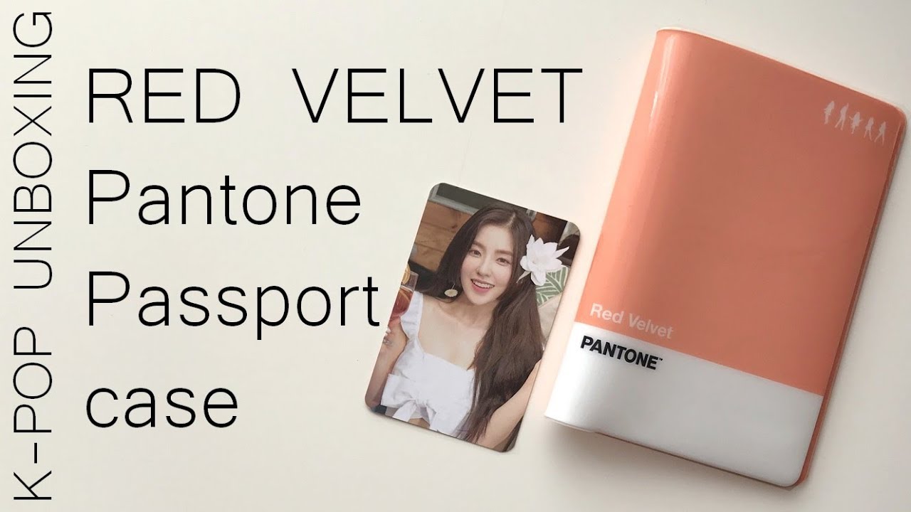 Red Velvet Pantone Passport Wallet (Irene) | Unboxing - YouTube