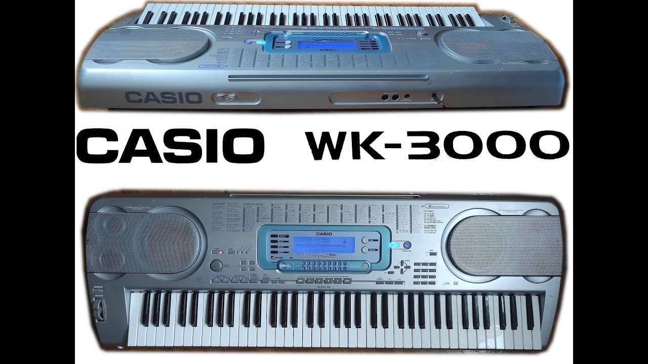 CASIO WK-3000 - DEMO songs - YouTube