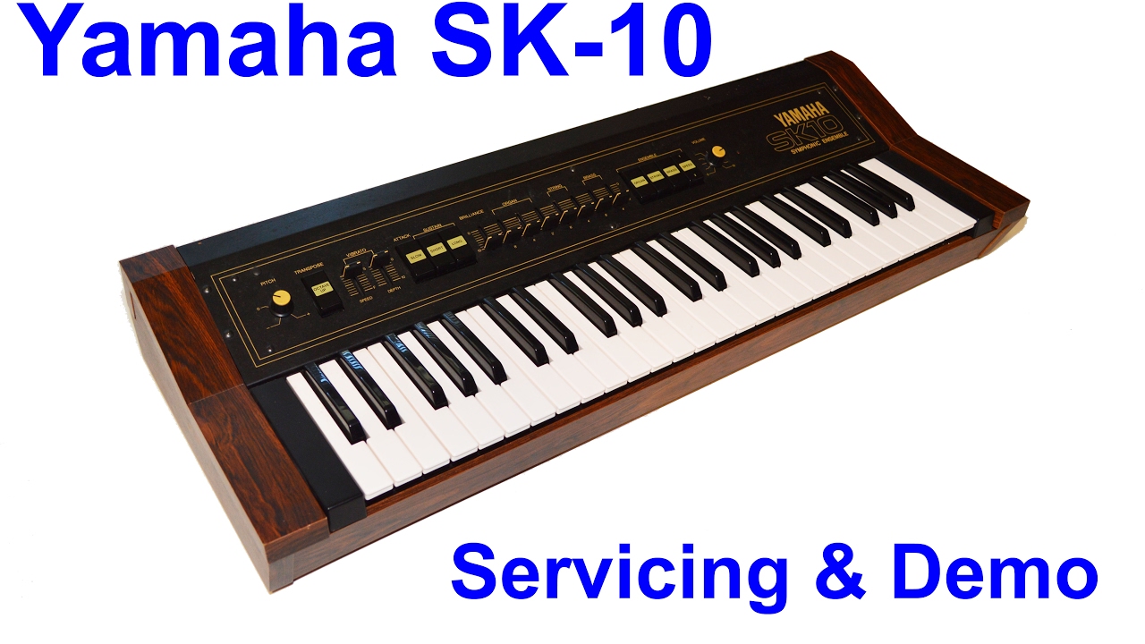 Synthchaser #049 - Yamaha SK10 Symphonic Ensemble Servicing & Demo