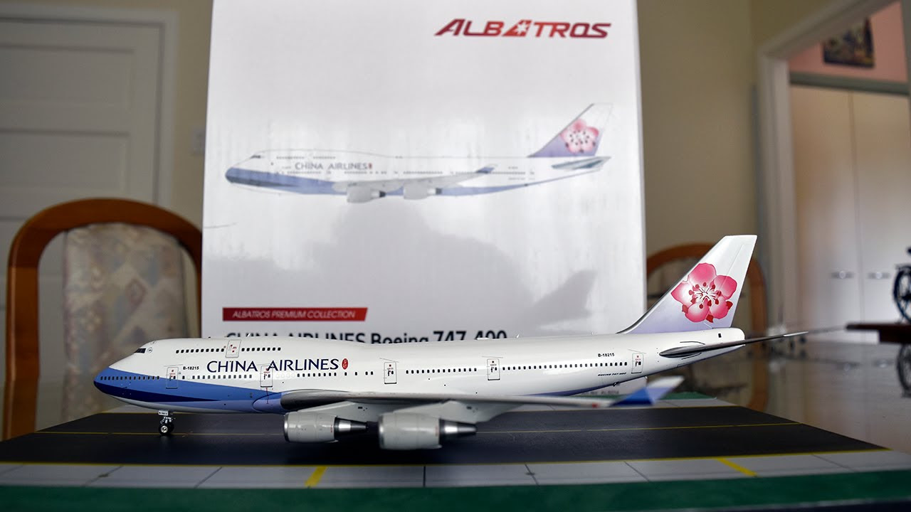 Inflight/Albatross 1:200 China Airlines 747-400 Unboxing and