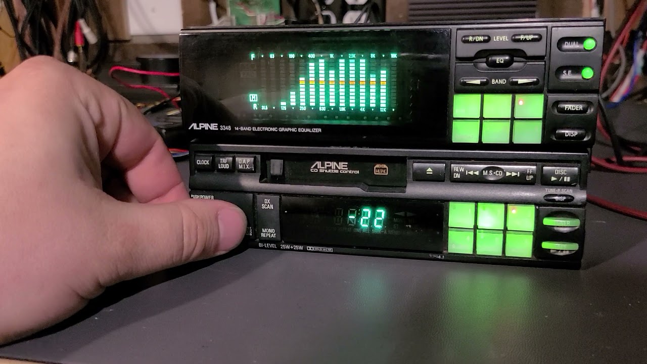 Alpine 7294j & 3348 - YouTube