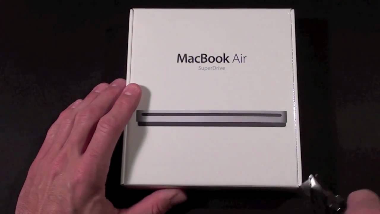 Apple MacBook Air SuperDrive: Unboxing and Demo - YouTube