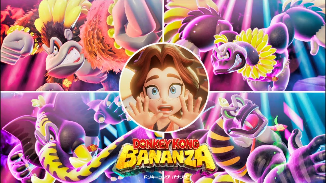 Donkey Kong Bananza - All Bananza Transformations & Songs - YouTube