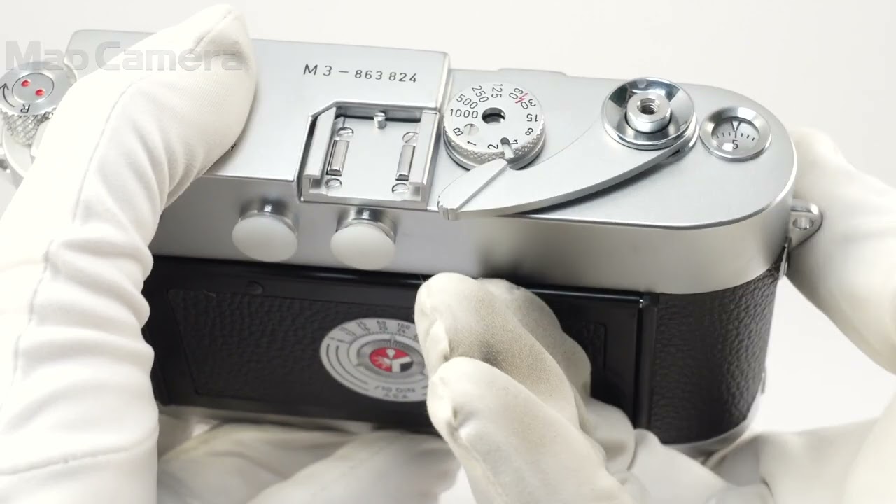 Leica (ライカ) M3 (2回巻き上げ) 美品 - YouTube