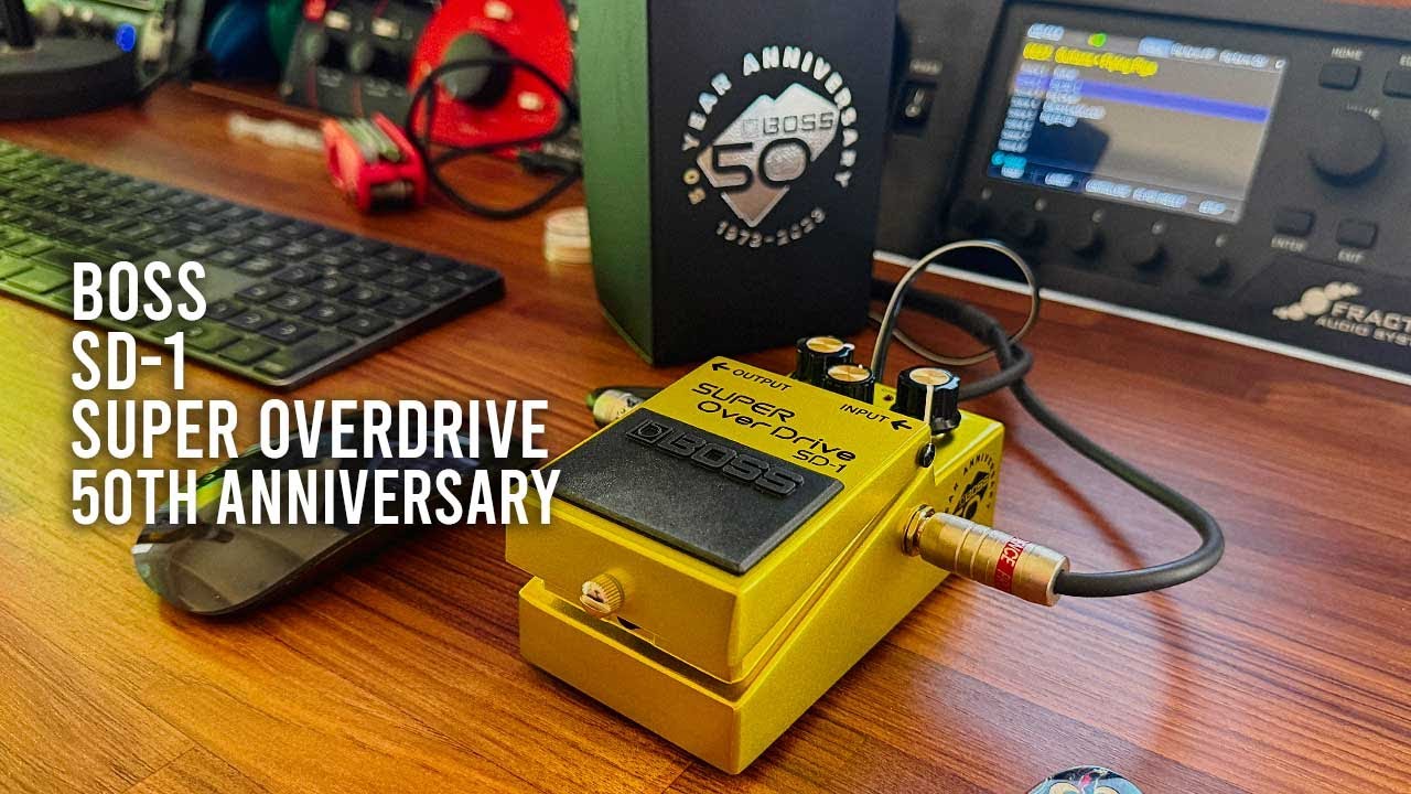 BOSS: 50th Anniversary SD-1 Overdrive - YouTube
