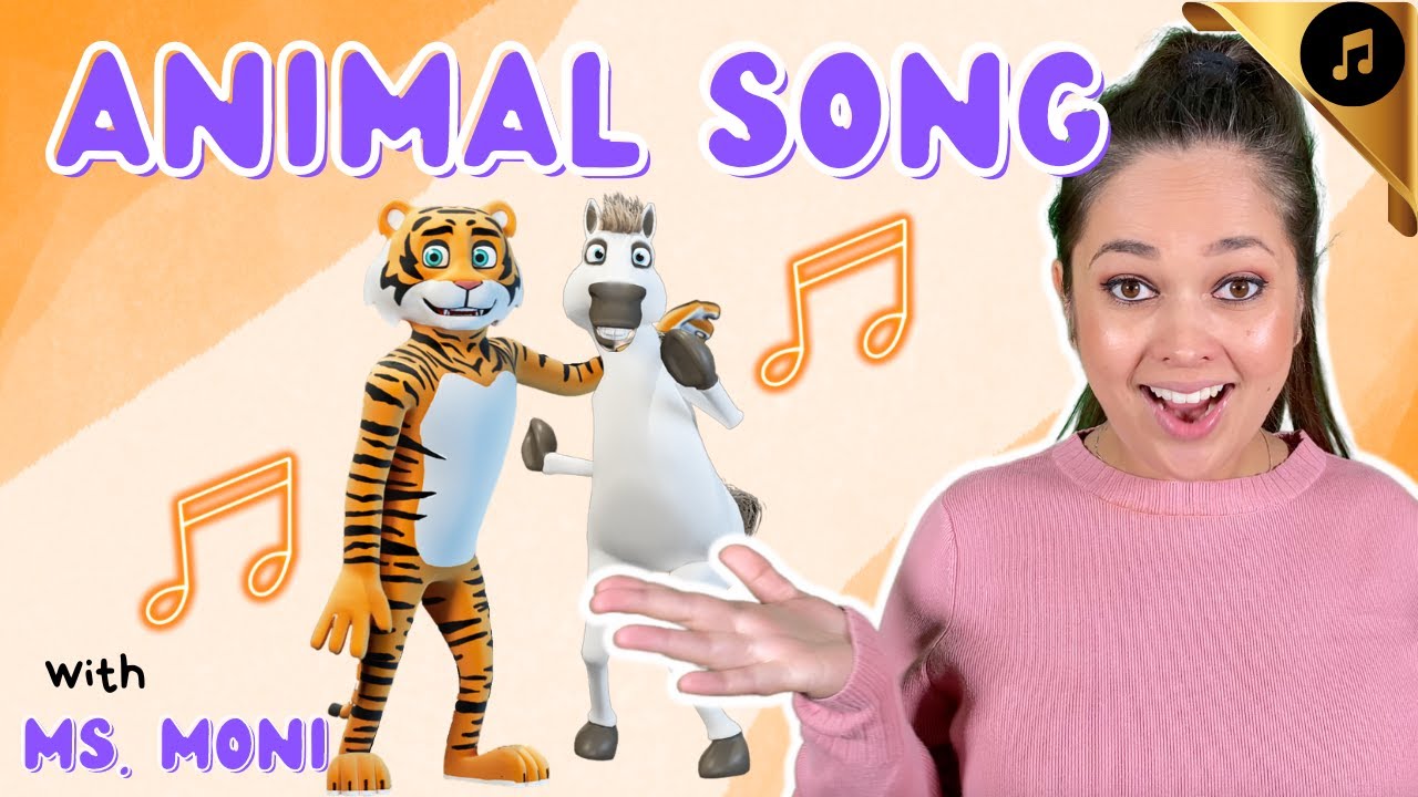 Dancing Like An Animal | Learn Animals | Animal Song For Kids | Ms