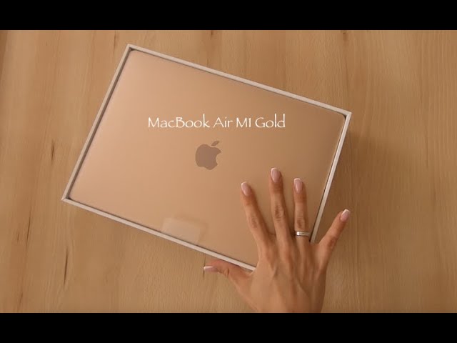 MacBook Air M1 - Rose Gold | Unboxing - YouTube