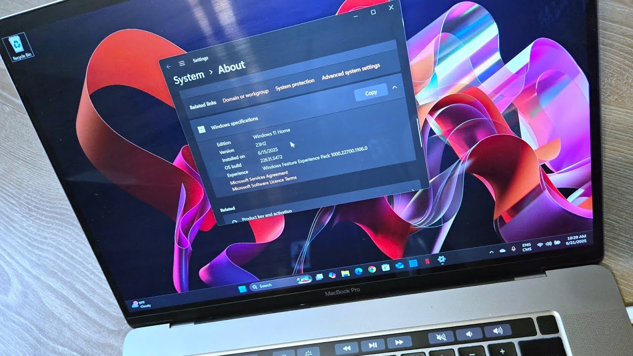 Installing Windows 11 on a MacBook Pro 16-inch 2019 - YouTube