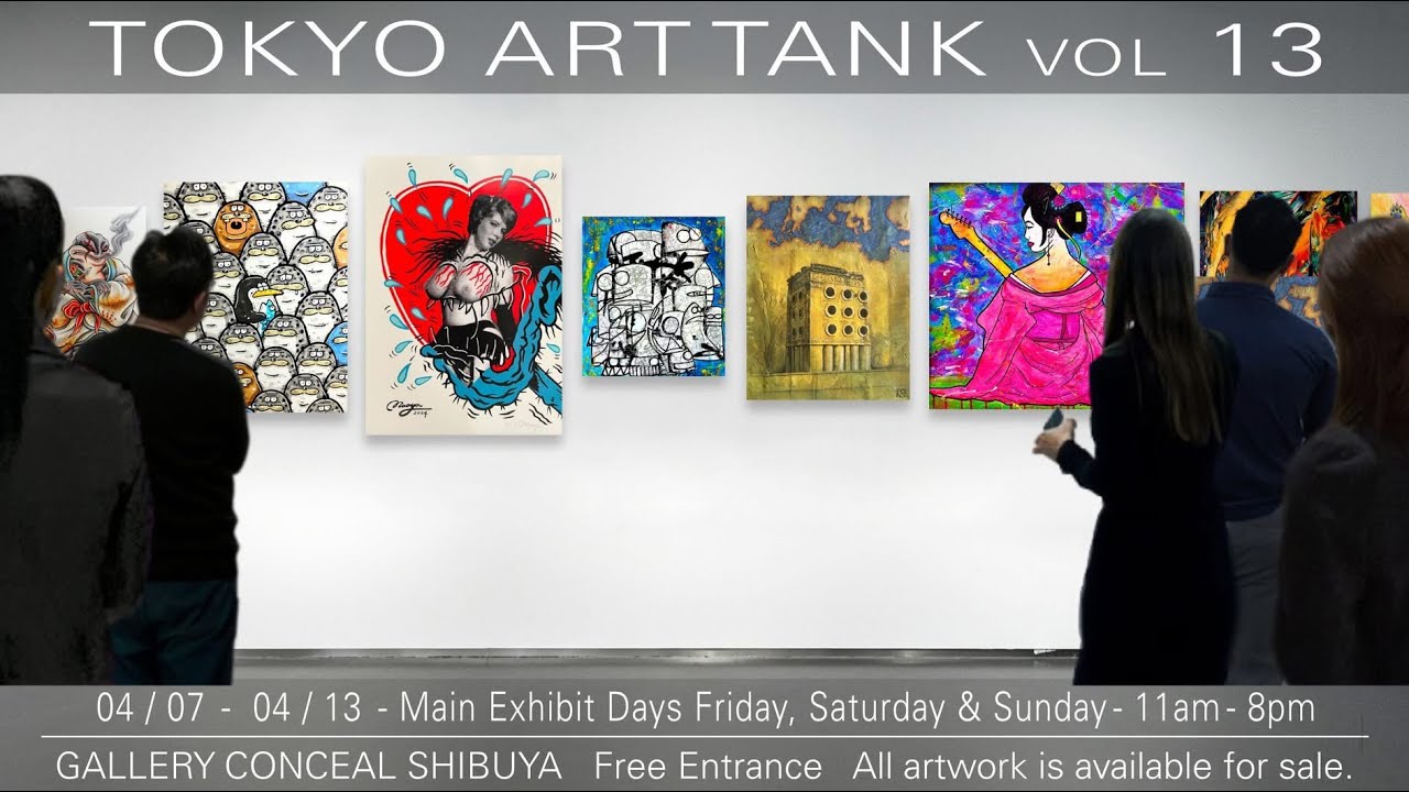 Tokyo Art Tank vol 13 at Gallery Conceal Shibuya, Japan. #アート