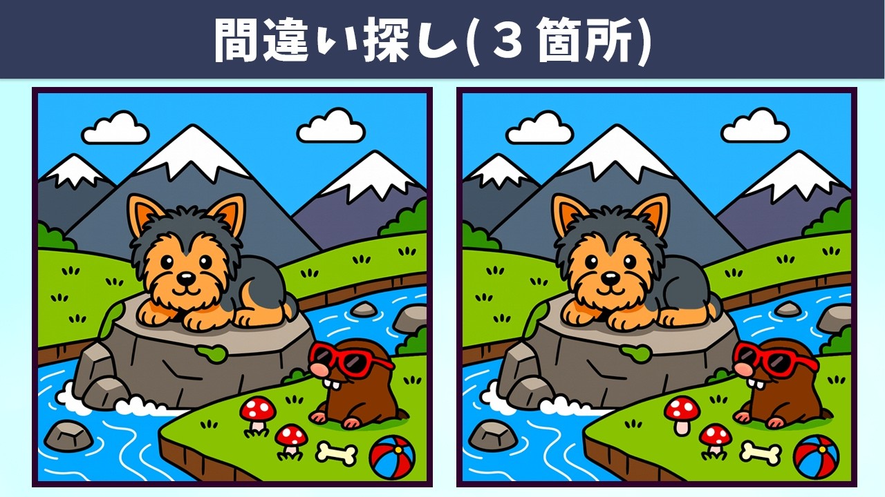 Spot the 3 Differences | Illustration Version #2021 - YouTube