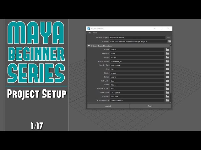 Maya Beginner Tutorial Series 1/17: First Time In Maya and How to