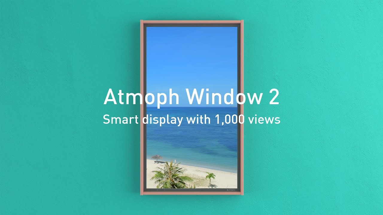 世界中の景色が楽しめる“デジタル窓”に新モデル--「Atmoph Window 2