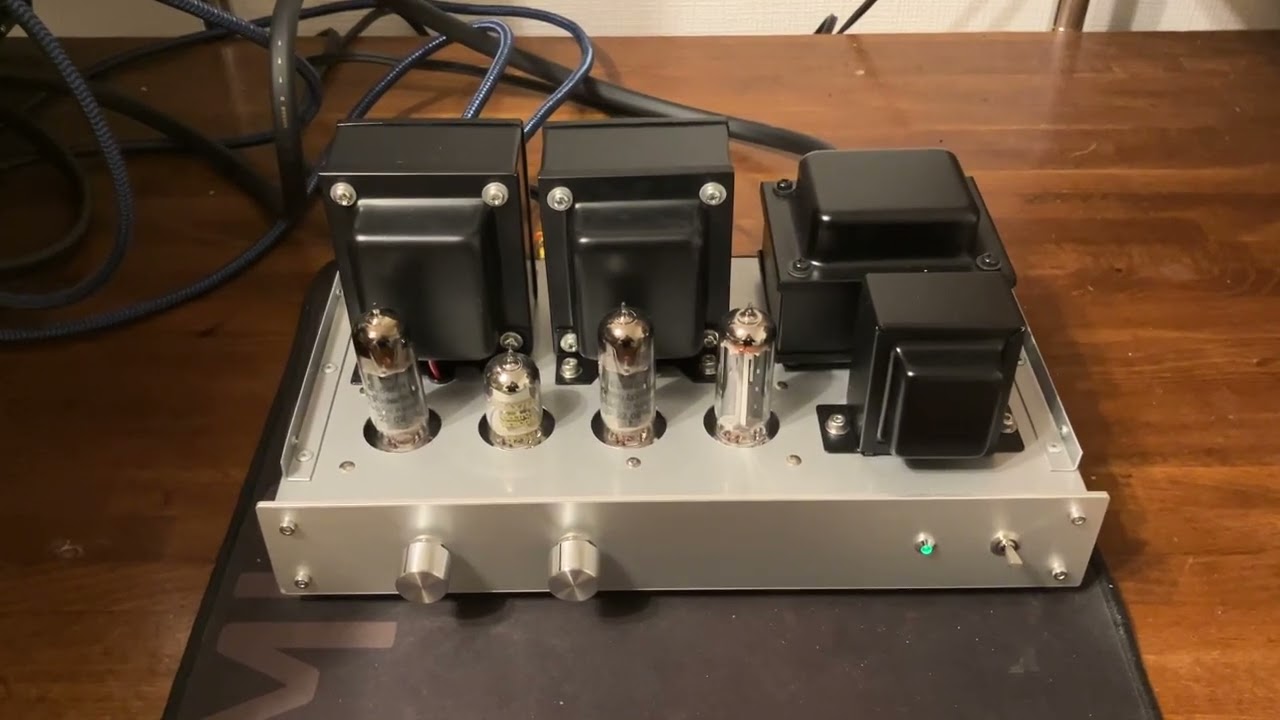 オーディオ視聴動画 EL84 シングルアンプ 自作 真空管アンプ mcintosh