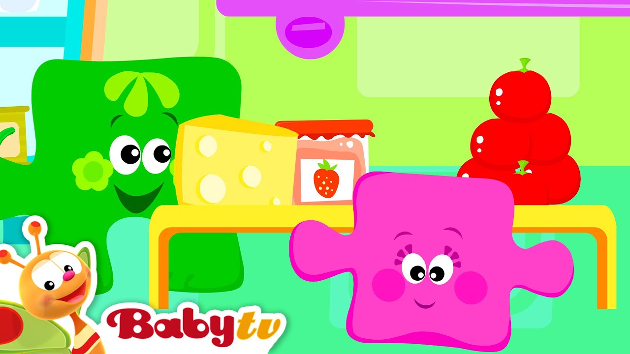 Puzzle Pieces Build a Shopping Cart & Ladder! 🧩| Picnic Fun - YouTube