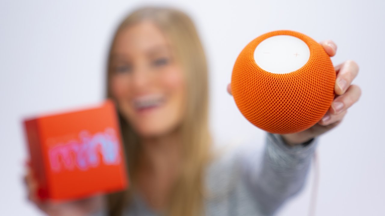 The NEW Colorful HomePod Minis! Orange Unboxing - YouTube