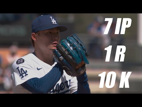 Yoshinobu Yamamoto Ties Career High with 10 Strikeouts vs D-backs