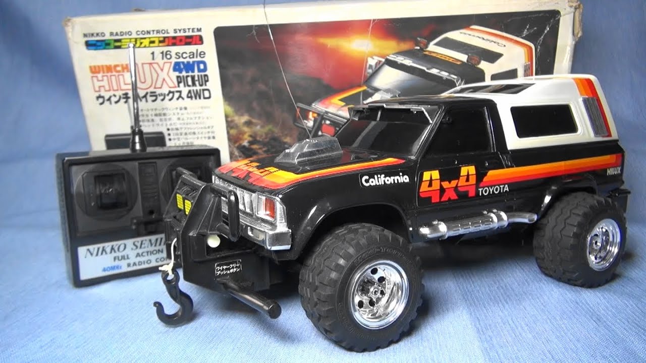 1/16 ニッコー ラジオコントロール ウインチ ハイラックス 4WD 1984年