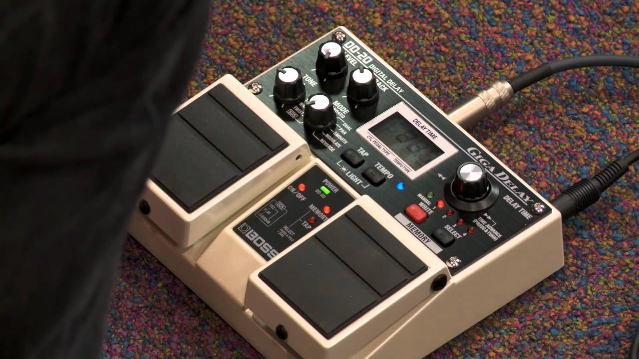 Boss DD-20 Giga Delay Guitar Pedal Overview | Full Compass - YouTube