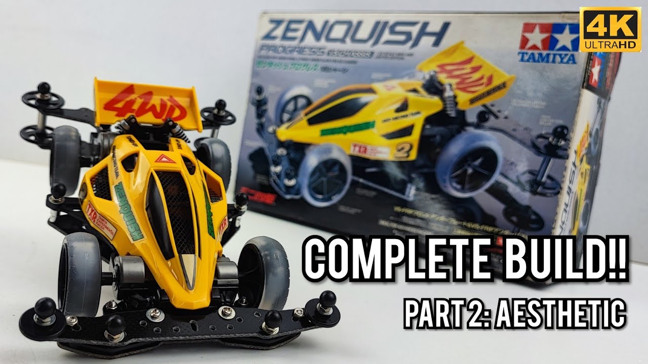 Complete Build Tamiya ZENQUISH PROGRESS (Part 2: Cowl & Detailings