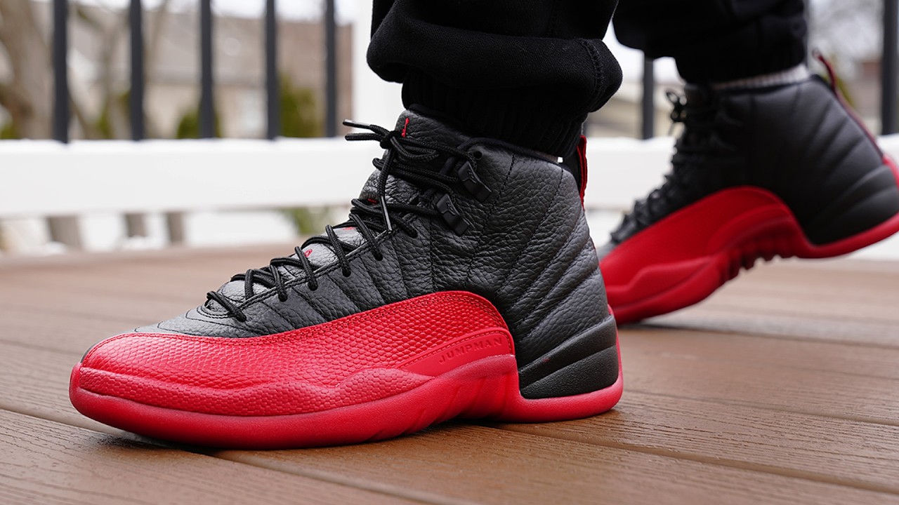 2025 Air Jordan 12 FLU GAME Review & On Feet - YouTube