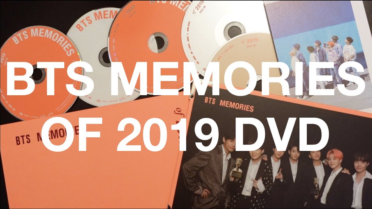 BTS MEMORIES OF 2019 DVD Unboxing 📀 - YouTube