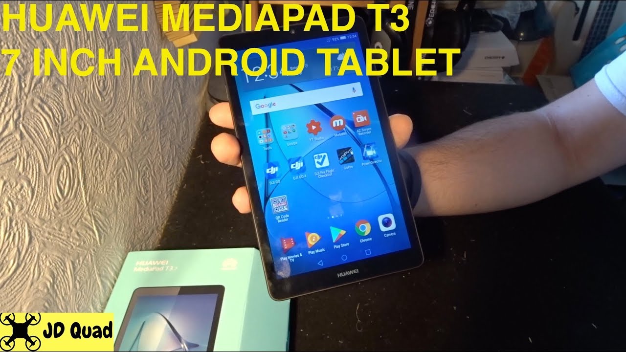 Huawei MediaPad T3 7 Inch Android Tablet - FPV Tablet - YouTube