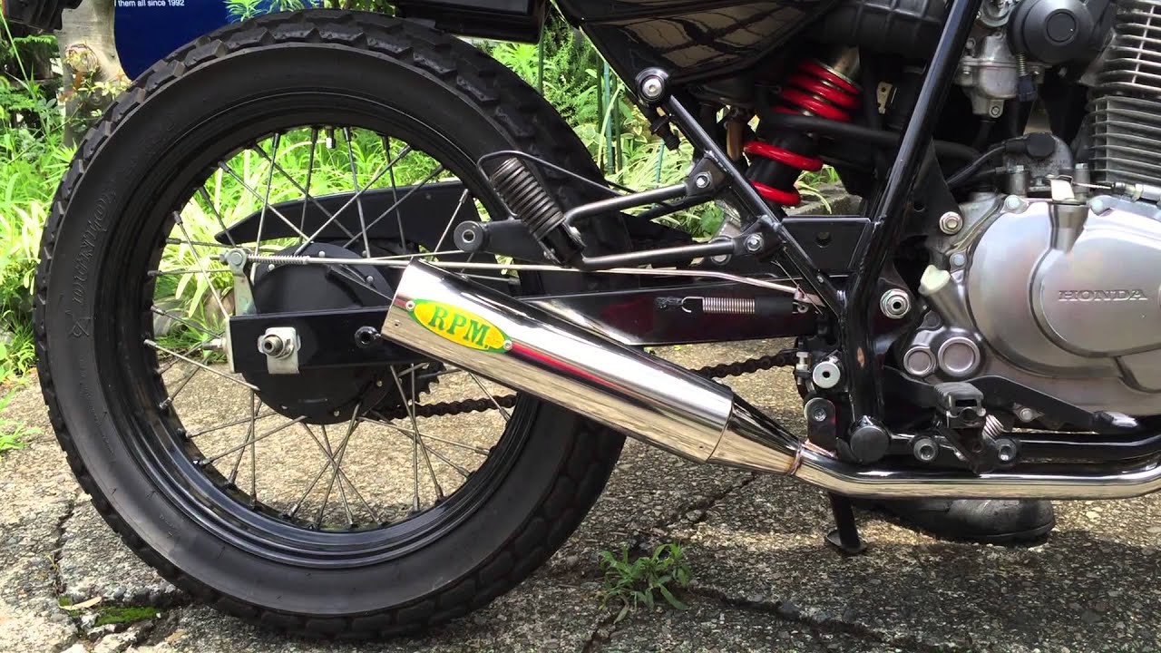 ホンダFTR223純正マフラー HONDA、FTR223純正マフラー！（HM.KPM