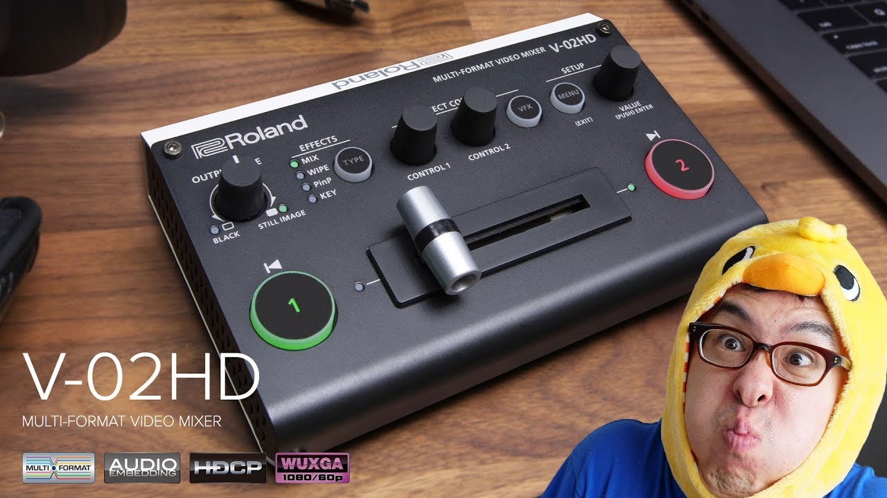 瀬戸弘司のレビューLIVE】新発売！Rolandのビデオミキサー「V-02HD」を