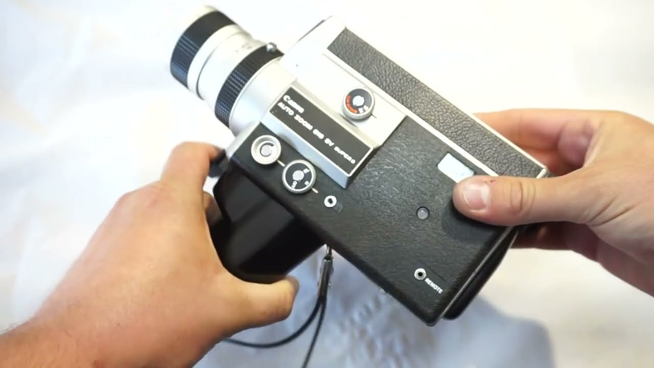 Canon 518 SV TESTED Super 8 camera working 8mm film camera test