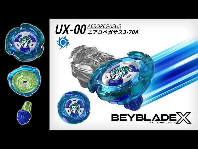 Beyblade X Battle Test - UX-00 Booster - Aero Pegasus 3-70A - YouTube