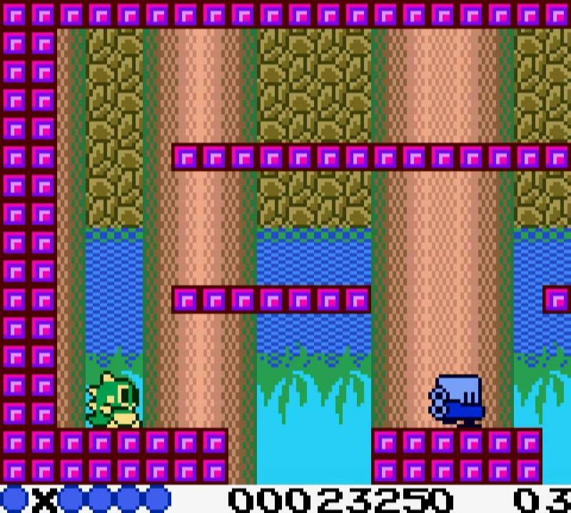 Classic Bubble Bobble - Nintendo Gameboy Color (Gameplay Video