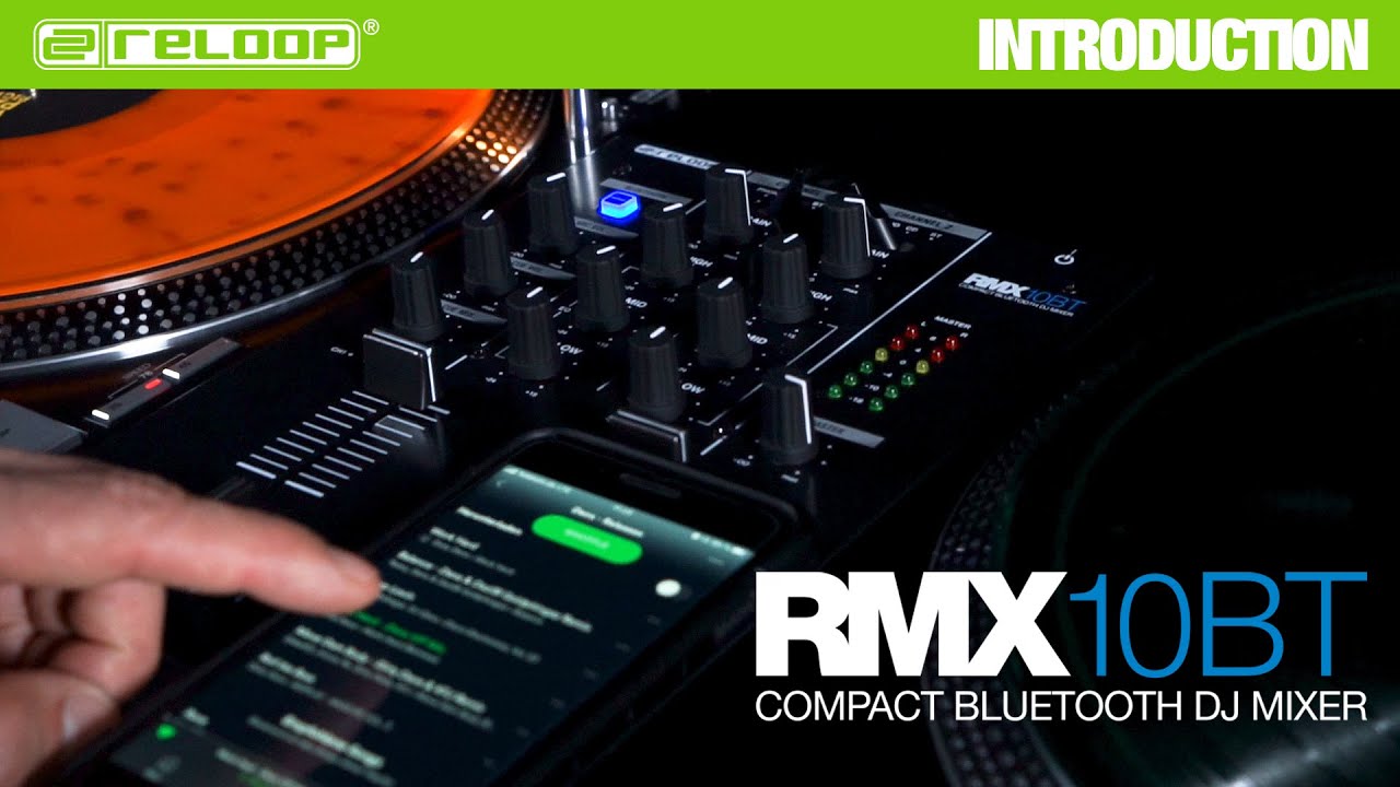 RELOOP ( リループ ) RMX-10 BT Bluetooth入力対応2chDJミキサー 送料