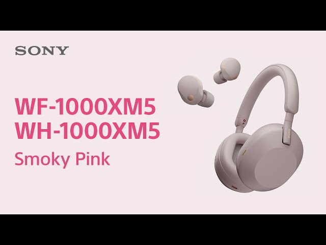 Sony Noise Cancelling Headphones 1000X series Smoky Pink Product