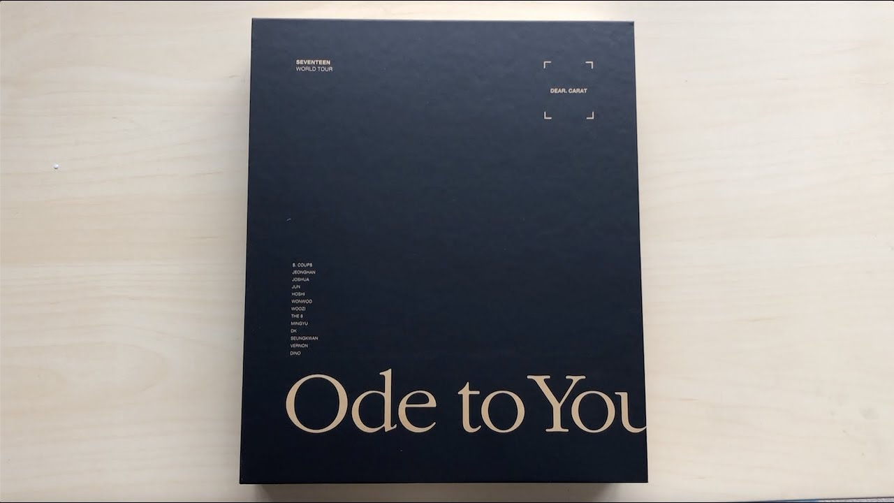 ♡Unboxing Seventeen 세븐틴 World Tour Ode To You in Seoul DVD