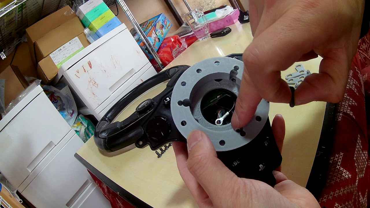 スラマス T500RS専用 実車用ステアリングアダプタ PS4対応 ！ 全ボタン