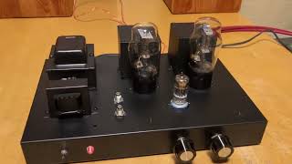 オーディオ試聴動画 自作真空管アンプ UZ42 シングルアンプ - YouTube