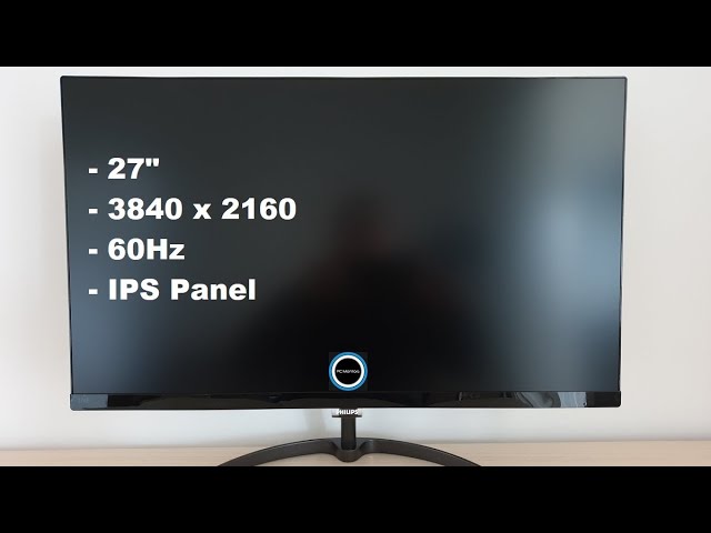 Philips 276E8VJSB Review - Solid Budget '4K' UHD Performer - YouTube