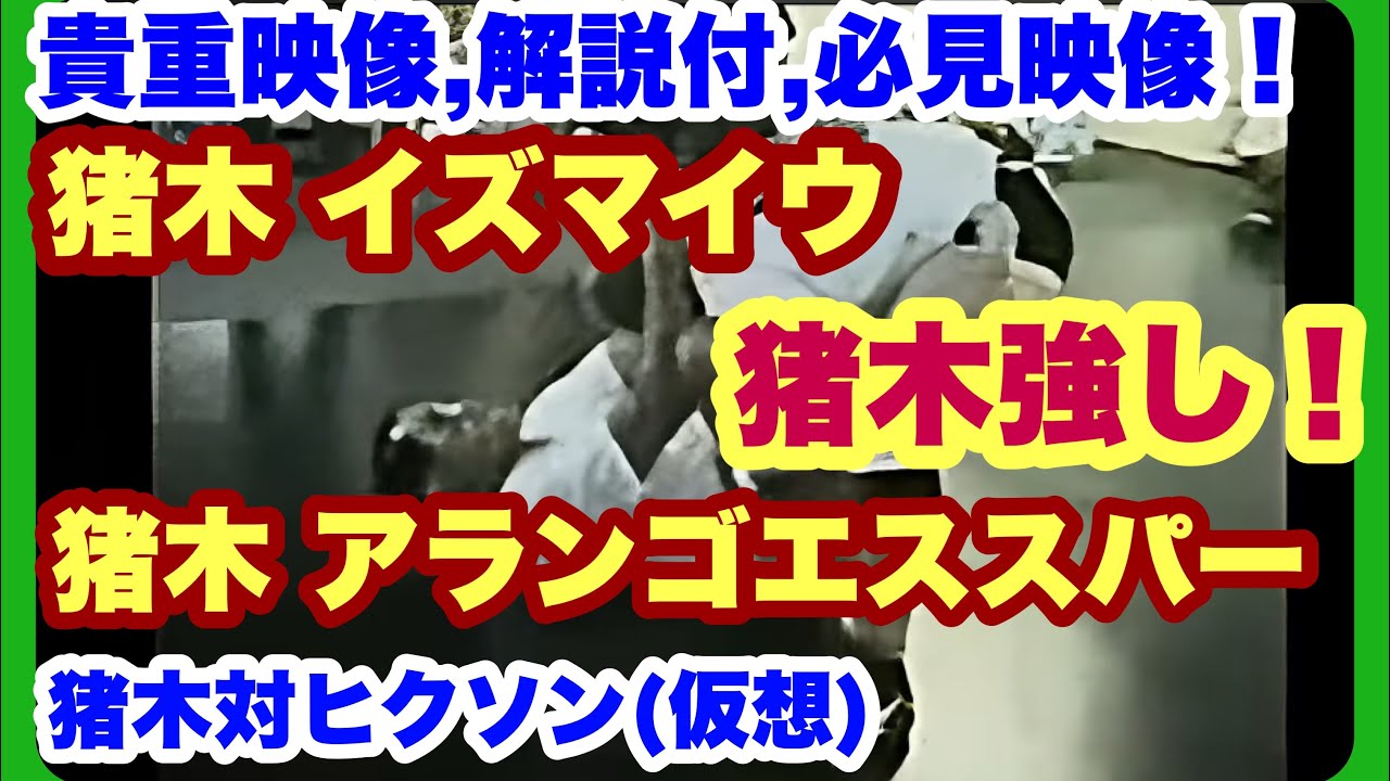 アントニオ猪木 ＆ ヒクソン・グレイシー 対談（1996年5月） - YouTube