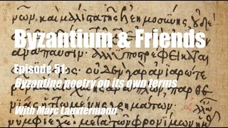 51. Byzantine poetry on its own terms, with Marc Lauxtermann - YouTube
