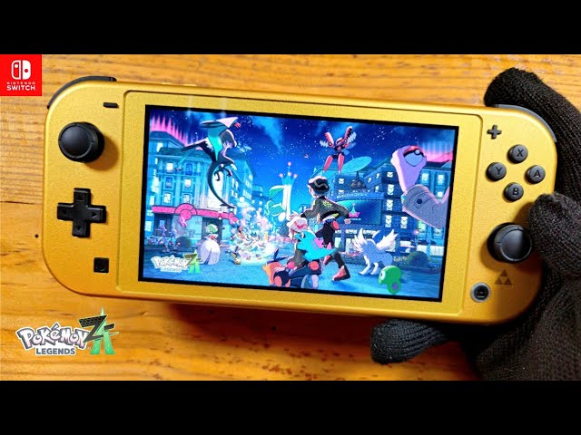 Pokémon Legends: Z-A on Nintendo Switch LITE Gameplay - YouTube