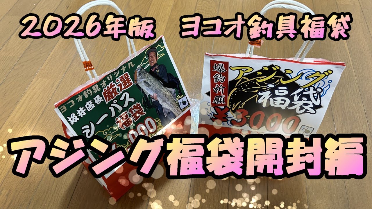 2026 Yokowo Fishing Tackle Lucky Bag - Ajing Edition - YouTube