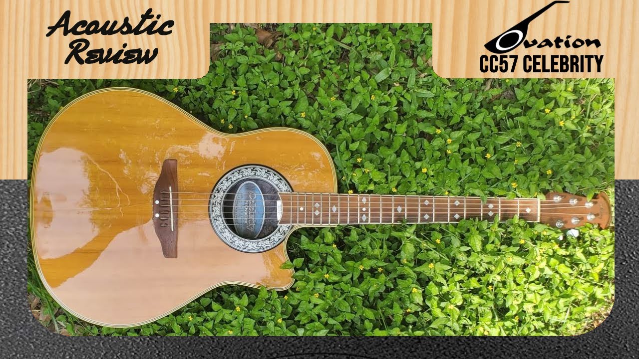 Acoustic Guitar Review: Ovation CC57 Celebrity (1990) - YouTube