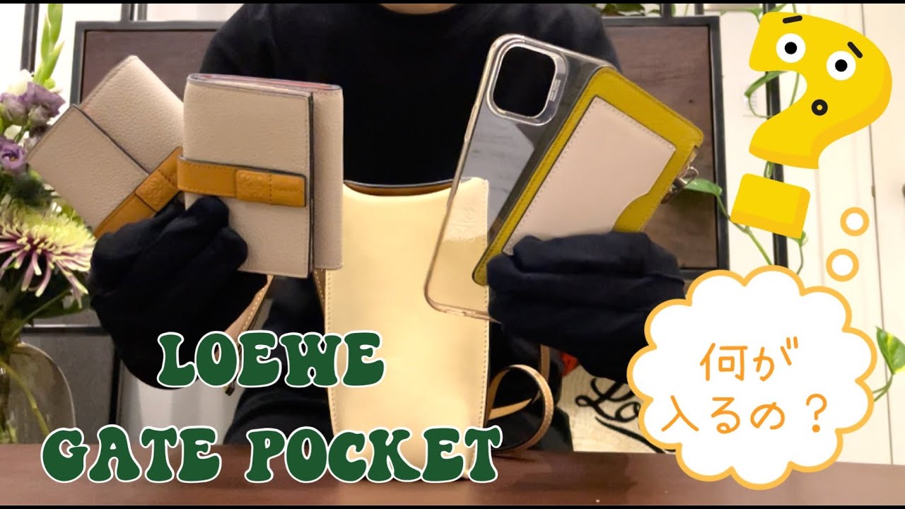 ロエベ】 ゲートポケット ソフト カーフスキン LOEWE GATE POCKET BAG