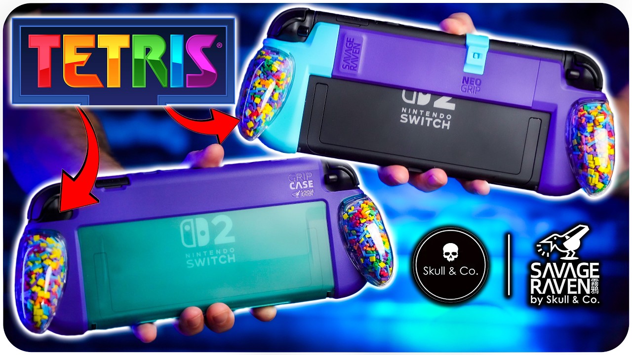 NEW Nintendo Switch 2 Grips Just Dropped! | Savage Raven Tetris