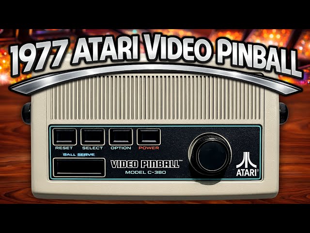 1977 VIDEO PINBALL | Atari Pinball From FIVE DECADES Ago! - YouTube