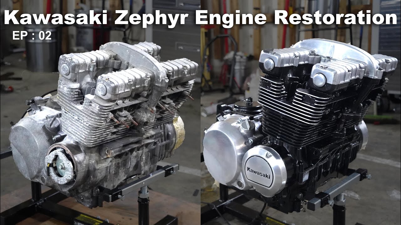Kawasaki Zephyr Motorcycle Restoration Part 2] Overhaul of popular