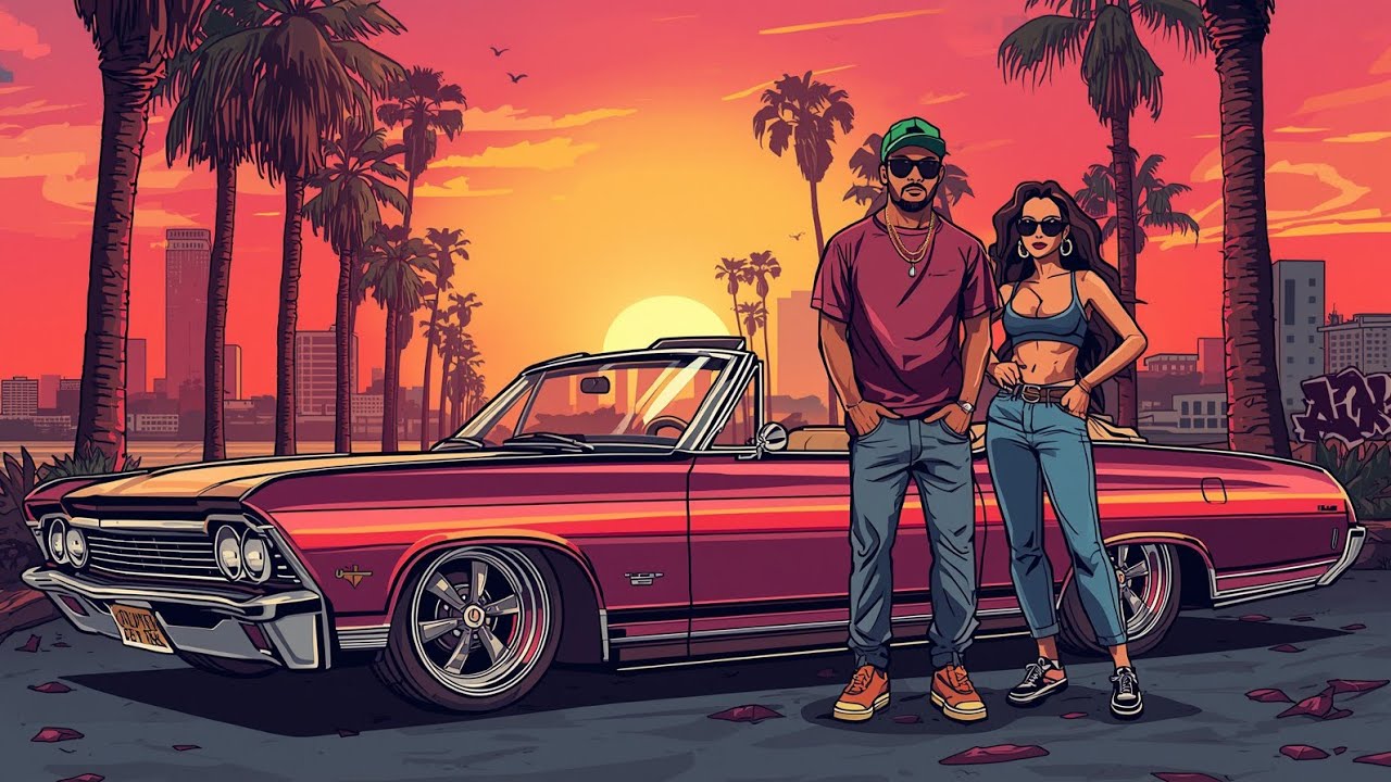 G-Funk Express L.A || 90s West Coast Hip Hop Hits || City Lights